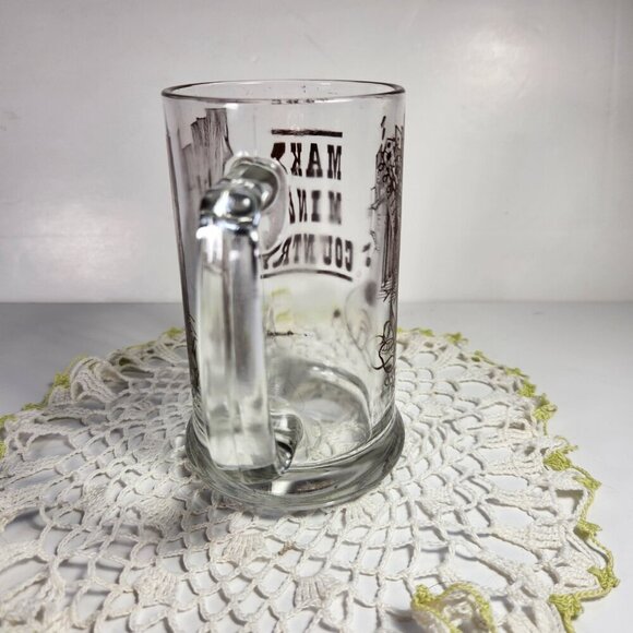 Country Music Coffee Mug Cup Guitar Bar Saloon 16 oz Dominion Glass - Picture 3 of 9